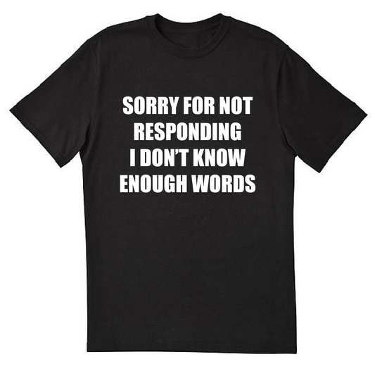 DON'T KNOW WORDS